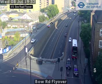 Snapshot from Bow Rd Flyover