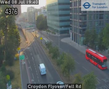 Snapshot from Croydon Flyover/Fell Rd