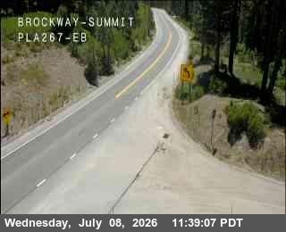 Snapshot from Hwy 267 at Brockway Summit