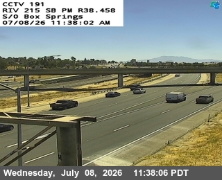 Snapshot from I-215 : (191) s/o Box Springs Road