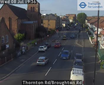 Snapshot from Thornton Rd/Broughton Rd