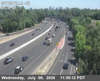 Snapshot from Hwy 5 at Sutterville