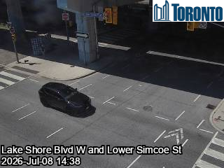 Snapshot from LAKE SHORE BLVD W / LOWER SIMCOE ST