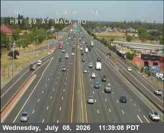Snapshot from Hwy 99 at Mack