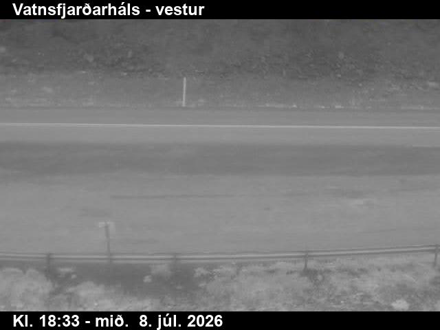 Snapshot from Vatnsfjarðarháls — Vatnsfjarðarháls til vesturs