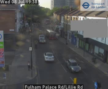 Snapshot from Fulham Palace Rd/Lillie Rd