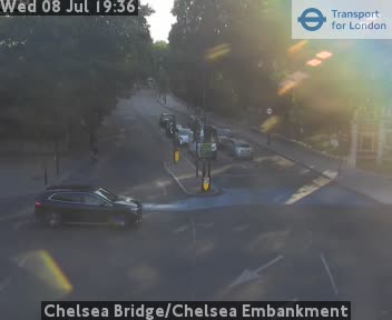 Snapshot from Chelsea Bridge/Chelsea Embankment