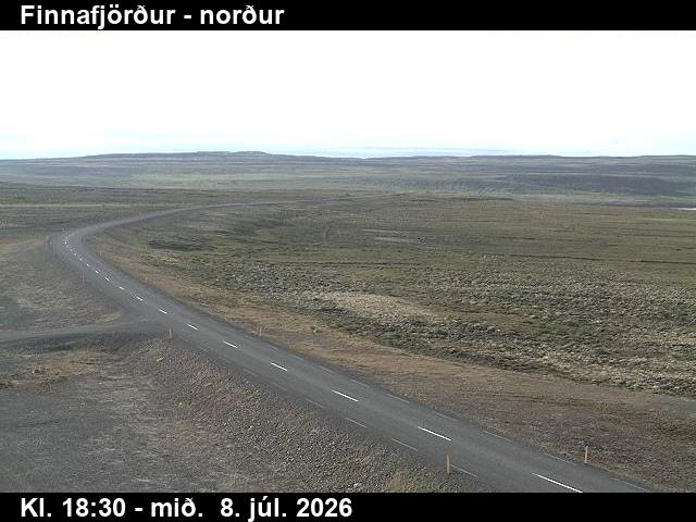 Snapshot from Finnafjörður — Finnafjörður til norðurs