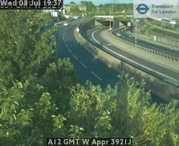 Snapshot from A12 GMT W Appr 3921J