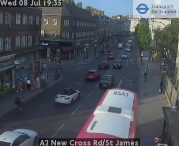 Snapshot from A2 New Cross Rd/St James