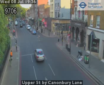Snapshot from Upper St by Canonbury Lane