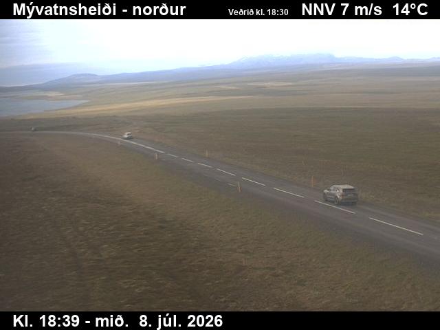Snapshot from Mývatnsheiði — Mývatnsheiði til norðurs