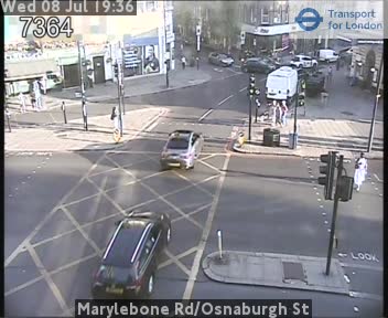 Snapshot from Marylebone Rd/Osnaburgh St