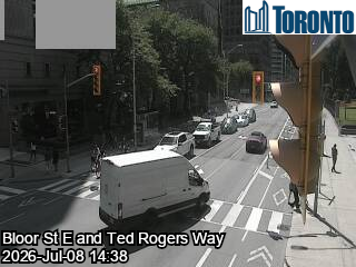 Snapshot from BLOOR ST E / TED ROGERS WAY