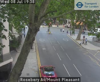 Snapshot from Rosebery Av/Mount Pleasant