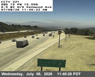 Snapshot from I-15 : (221) 0.5mi n/o Kenwood