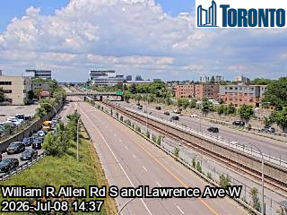 Snapshot from W R ALLEN RD / LAWRENCE AVE W
