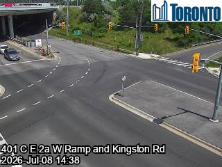 Snapshot from KINGSTON RD / 401 C E 2A W RAMP