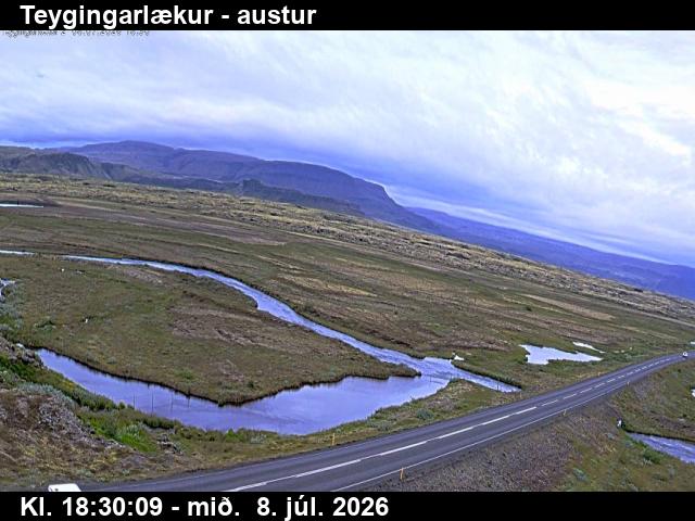 Snapshot from Teygingarlækur — Teygingarlækur til austurs