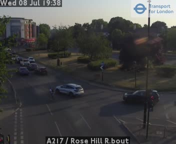 Snapshot from A217 / Rose Hill R.bout