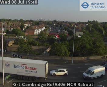 Snapshot from Grt Cambridge Rd/A406 NCR Rabout