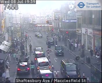 Snapshot from Shaftesbury Ave / Macclesfield St