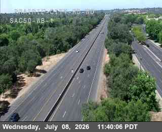 Snapshot from Hwy 50 at Prairie City Rd WO WB 1