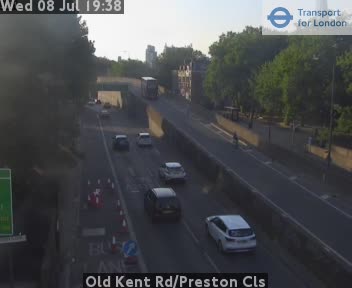 Snapshot from Old Kent Rd/Preston Cls