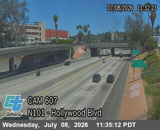 Snapshot from US-101 : (607) Hollywood Blvd