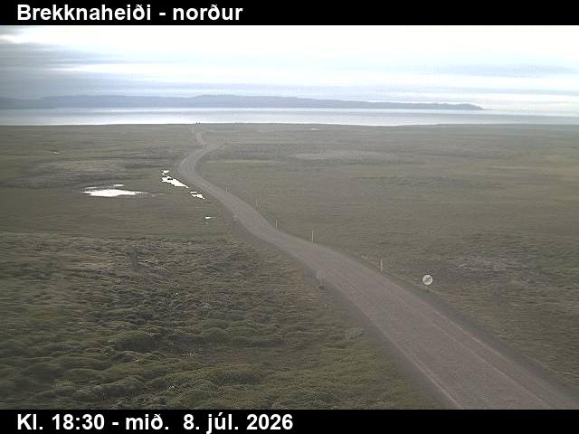 Snapshot from Brekknaheiði — Brekknaheiði til norðurs