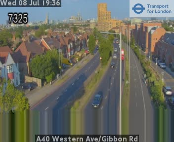 Snapshot from A40 Western Ave/Gibbon Rd