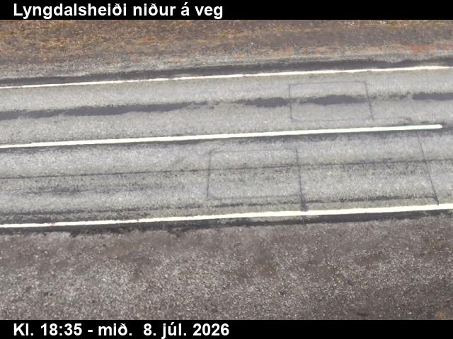Snapshot from Lyngdalsheiði — Lyngdalsheiði niður á veg