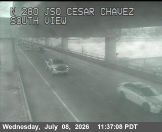 Snapshot from TV325 -- I-280 : Just South Of Cesar Chavez