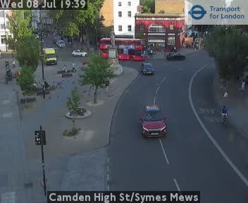 Snapshot from Camden High St/Symes Mews