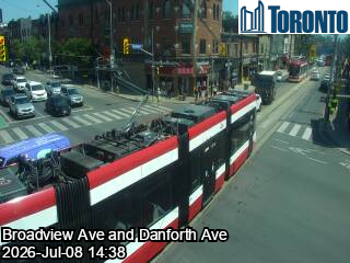 Snapshot from DANFORTH AVE / BROADVIEW AVE