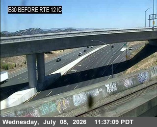 Snapshot from TV904 -- I-80 : AT BEFORE TRE 12 IC