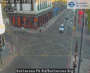 Snapshot from Battersea Pk Rd/Battersea Brg