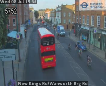 Snapshot from New Kings Rd/Wanworth Brg Rd