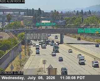 Snapshot from TVC70 -- US-101 : Alum Rock Avenue
