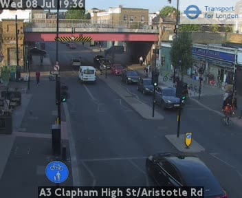 Snapshot from A3 Clapham High St/Aristotle Rd
