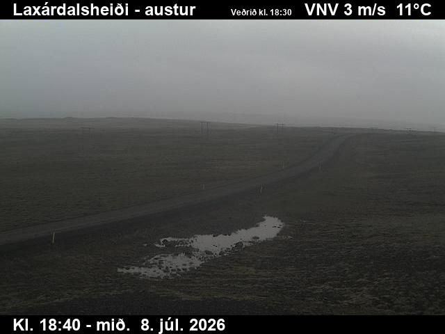 Snapshot from Laxárdalsheiði — Laxárdalsheiði til austurs
