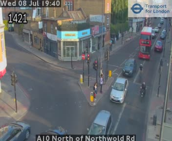 Snapshot from A10 North of Northwold Rd