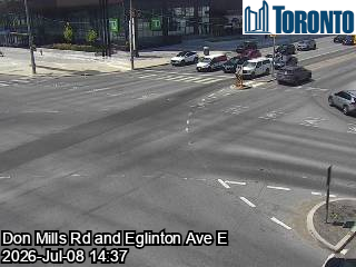 Snapshot from EGLINTON AVE E / DON MILLS RD
