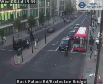 Snapshot from Buck Palace Rd/Eccleston Bridge