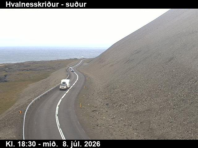 Snapshot from Hvalnesskriður — Hvalnesskriður til suðurs