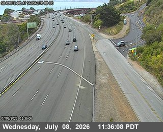 Snapshot from TVE71 -- US-101 : Sausalito Road Undercross