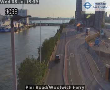 Snapshot from Pier Road/Woolwich Ferry