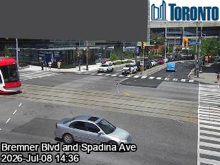 Snapshot from SPADINA AVE / BREMNER BLVD / FORT YORK BLVD