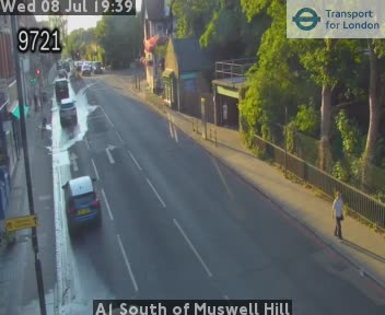 Snapshot from A1 South of Muswell Hill