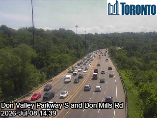 Snapshot from DON VALLEY PARKWAY / SPANBRIDGE RD